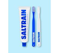 Saltrain Set de viaje para el cuidado bucal Dental Kit Blue Edition - 100 g, 2 ud
