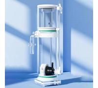 Saltwater Aquariums Protein Skimmers, Fish Tank Filter with 3W DC Inverter Water Pump and Detachable Collection Cup, Efficient Filtration and Acrylic Material, for Small to Medium Tanks(15L-90L)