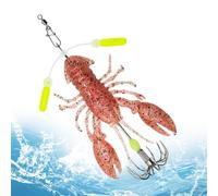 Saltwater Crawfish Jig Bait - Crawfish Artificial Realistic Fish Jig Tackle