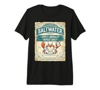 Saltwater Doctor Crab Ocean Vintage Design Camiseta Premium