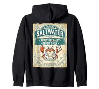 Saltwater Doctor Crab Ocean Vintage Design Sudadera con Capucha