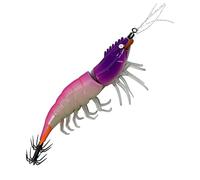 Saltwater Fishing Jigs, Shrimp Shape Artificial Baits with Squid Jigs Hooks, Ideal for Pond, River Bank, Shallow Water Freshwater Fishing, Perfect for Men, Dad, Husband, Outdoor Adventures
