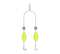 Saltwater Flounder Rigs - Premium Fish Tackle Accessories for Casting, Surf Fishing Rigs | Reliable Saltwater Gear for Crappie, Convenient Setup for Backpacking, Beach Travel Excursions, Friends