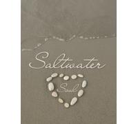 Saltwater Soul - Coastal Stackable Book, Decorative Centerpiece for Coffee Table: Thoughtful Interior Design Element for Home, Great for Beach House Decor (Coastal Neutrals)