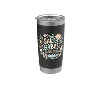 Salty Babes Club de playa Ocean Group Sunny Coastal Vibes Vaso térmico de acero inoxidable de doble pared