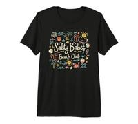 Salty Babes Club de Playa Ocean Vibes Costera Orilla Camiseta Premium