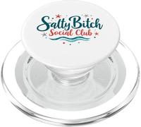 Salty Bitch Social Club Divertido Playa Vida Chicas Viaje Diseño PopSockets PopGrip para MagSafe