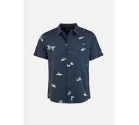 Salty Crew Breezer Perf Button Up Shirt L Azul