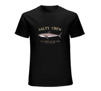 Salty Crew Bruce Tee - Camiseta de manga corta para hombre, color negro, Negro, XXL