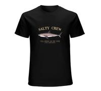 Salty Crew Bruce Tee - Camiseta de manga corta para hombre, color negro, Negro, XXL