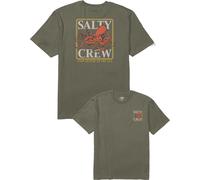 Salty Crew - Camisetas - Ink Slinger Standard Dusty Olive - Talla M - Caqui Caqui M
