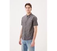 Salty Crew Crew Ss Button Up Shirt M Gris