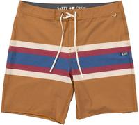 Salty Crew - Crew Stripe Boardshort Bronze Brown - Talla 32 - Marrón Marrón 32