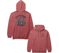 Salty Crew - Sudaderas - Kraken Monst Hoodie Washed Red de Algodón - Talla L L