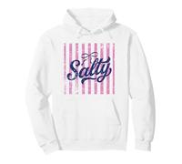 Salty Cute Coastal Summer Beach - Gráfico estético de guión Sudadera con Capucha