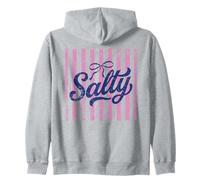 Salty Cute Coastal Summer Beach - Gráfico estético de guión Sudadera con Capucha