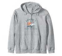 Salty Lil Beach Jamaica Viaje Souvenir Jamaica Sudadera con Capucha