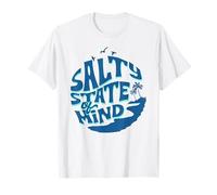 Salty State of Mind Design for Beach and Ocean Lovers Camiseta