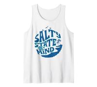 Salty State of Mind Design for Beach and Ocean Lovers Camiseta sin Mangas
