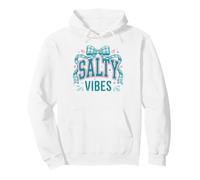 Salty Vibes Beach Ocean Diseño de Vacaciones de Verano Sudadera con Capucha