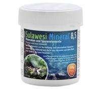 SaltyShrimp Sulawesi Mineral 8,5 | 110g - Sal de Sulawesi para endurecer el Agua de ósmosis, Agua de Lluvia, etc. El Alto Valor de pH de 8,5 Reduce la Carga bacteriana
