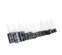 Saluaqui 150PCS Kit de Condensadores Electrolíticos 50V 1uF 2200uF Surtido | Condensadores electrolíticos para diversas capacidades desde 1 uF hasta 2200 uF que proporcionan voltaje Ligero y fácil de