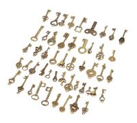 Saluaqui 50 Uds. De Decoración para Llaves De Bronce, Colgantes Antiguos Hechos a Mano, Accesorios Artesanales para Fabricación De Joyas o Decoración del Hogar