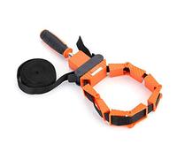 Saluaqui Abrazadera de Correa de Unión Multifunción de Nailon para Carpintería Antideslizante de 4 M X 25 Mm Clamp/Holder en ángulo de 35° a 305° Abrazadera de Esquina de 4 Mordazas con Tornillo de