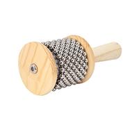Saluaqui Agitador de Mano de Madera Instrumento de Percusión Cabasa Ideal para Estudiantes y Niños para Educación Musical Entrenamiento de Ritmo y Actividades en el Aula Tamaño Compacto para un