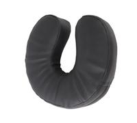 Saluaqui Almohada de la Cara en Forma de U Ergonómica para la Cama de Masaje - PU Massage Massage Face Cushion for Beauty Salon Comfort - Negro