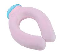 Saluaqui Almohadilla Térmica para Botella de Agua Caliente en Forma de U, Alivio del Dolor de Cuello de PVC, Terapia de Frío Caliente con Cubierta Suave Desmontable para Viajes en Casa,