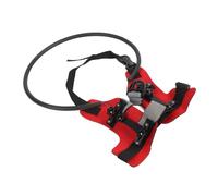 Saluaqui ArnéS de Anillo Ajustable para Perros Ciegos - Dispositivo Guía de Protección contra el Parachoques contra la Colisión con Fijación Fácil - Tamaño Rojo S para Perros de 4-10 Kg (S)