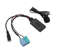 Saluaqui Aux en Adaptador con Micrófono Manos Libres | 6+8 Pin para Bravo Radio | Compatible con Teléfonos Inteligentes | Instalación Fácil | Material ABS de Alto Rendimiento