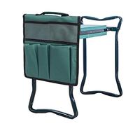 Saluaqui Bolsa de Herramientas para Arrodillarse en el Jardín, Tela Oxford 600D, Bolsa de Almacenamiento Plegable para Jardinero, Múltiples Bolsillos para Herramientas, Semillas y, Accesorio de