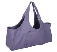 Saluaqui Bolsa de Yoga de Gran Tamaño con Gran Capacidad para Ropa de Condición Física y Viajes: portabebé de Lona Gris con una Correa para el Hombro para Llevar Fácilmente (Purple)