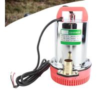 Saluaqui Bomba de Estanque de 12 V CC 12 V Sumergible de Pozo Profundo Motor de Cobre de Alta Eficiencia para Riego Lavado de Autos Uso Doméstico Construcción a Prueba de Herrumbre Compatible con