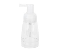 Saluaqui Botella Pulverizadora de Polvo para el Cabello de 180 Ml, Botella de Plástico Transparente Recargable para Polvo Corporal y Peinado, Práctica Pulverizadora para Talco y champú Seco