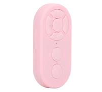 Saluaqui Botón de Selfie de Control Remoto con Batería Recargable Tipo C para la Cámara del Teléfono y la Grabación de Video - Rango de 10m/32.8ft Black Portable BT Clicker (Pink)