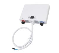Saluaqui Calentador de Agua Instantáneo de 220 V con Eficiencia Energética con Calibre G1/2 - Diseño Eléctrico sin Tanque de 5500 W para Uso Doméstico - Unidad de Acero Inoxidable Compacta para
