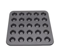 Saluaqui Canjas de Cupcake Mini Mini de Muffin de Antiadherentes - 35 Cuadrículas Bandeja para Hornear de Acero Al Carbono - Limpieza sin Esfuerzo, Molde de Cocina Versátil para Pasteles, Pan, (25