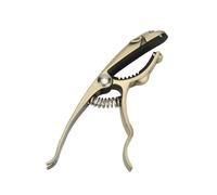 Saluaqui Capo de Aleación de Guitarra de Diseño de Leopardo único para la Aleación de Zinc para Acústico, Folk, Guitarras Clásicas, Ukelele, bajo - Capo Profesional para Instrumentos de Cuerda (GOLD)