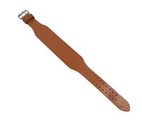 Saluaqui Cinturón de Levantamiento de Pesas de Cuero Premium con Hebilla de Doble Punta, Ajuste Ajustable para Hombres y Mujeres, Soporte de Poder Mejorado para el Entrenamiento de Fuerza (M)