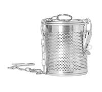 Saluaqui Colador de Especias y Condimentos de Acero Inoxidable de 0,3 L, Infusor de Especias Multiusos para Salsa, Sopa, Diseño de Malla Perforada (0.3L)