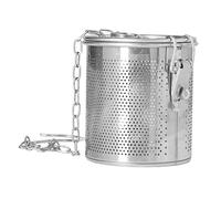 Saluaqui Colador de Especias y Condimentos de Acero Inoxidable de 0,3 L, Infusor de Especias Multiusos para Salsa, Sopa, Diseño de Malla Perforada (0.7L)