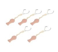 Saluaqui Collar Masticable de Silicona con Colgante Sensorial para Autismo y TDAH, Paquete de 5 Joyas Masticables para Niños y Niñas, Collares de Dentición Aptos para Lavavajillas para Necesidades