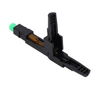 Saluaqui Conector Rápido de Fibra óptica SC/Incrustado para una Gran Pérdida de Retorno con Fácil instalación: Adaptador de Conexión de Fibra Rápida de 100 Piezas FTTH