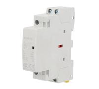 Saluaqui Contactor de CA 2P de Eficiencia Energética 16A 24V 2NO para Aplicaciones domésticas: Diseño de Riel DIN Compacto para Facilitar la Instalación y Mantenimiento