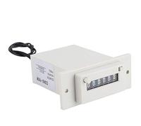 Saluaqui Contador Electromagnético CSK6-YKW 6 Dígitos Contador de Pulso Electrónico DC 12V para Medición Precisa de Alta Velocidad en Aplicaciones Industriales (DC12V)