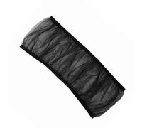 Saluaqui Cubierta de Jaula de Pájaros de Nylon Ventilado con Diseño elástico: Gran Tamaño, Receptor de Semillas Azules para Jaulas de Pájaros de Mascotas (Black)