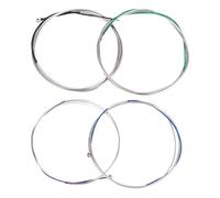 Saluaqui Cuerdas Resistentes para Violonchelo de Aleación de Cobre, Níquel y Zinc para Tamaños 3/4 y 4/4, Accesorios de Repuesto con Revestimiento Colorido, Fáciles de Instalar, Juego de 4